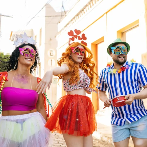 Vista 6 de Covzoe Paquete de 24 máscaras para mascarada, vintage Mardi Gras veneciano