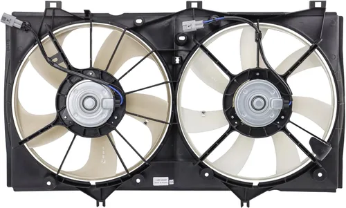 Vista 12 de TRQ Conjunto de ventilador de refrigeración dual del radiador