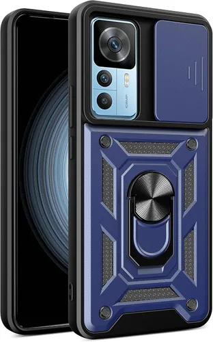 Vista 13 de Compatible con Tecno Pova Neo 2 Bracket Shell, con cubierta deslizante para lente de cámara compatible con Tecno Pova Neo 2 LG6n Case Negro