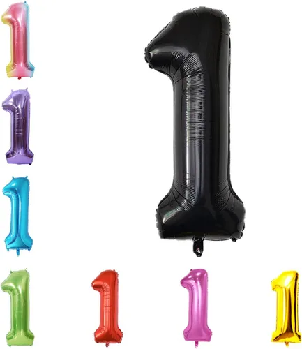 Vista 36 de Globo grande de helio con números 0-9 de 40 pulgadas para cumpleaños, bodas y fiestas (rojo, 9)