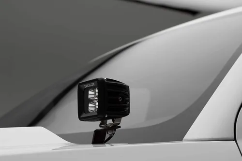 Vista 5 de ZROADZ Soporte de montaje LED para bisagra de capó de zanja, compatible con GMC Sierra 1500 2014-2018, para montar (2) luces LED de 3 pulgadas