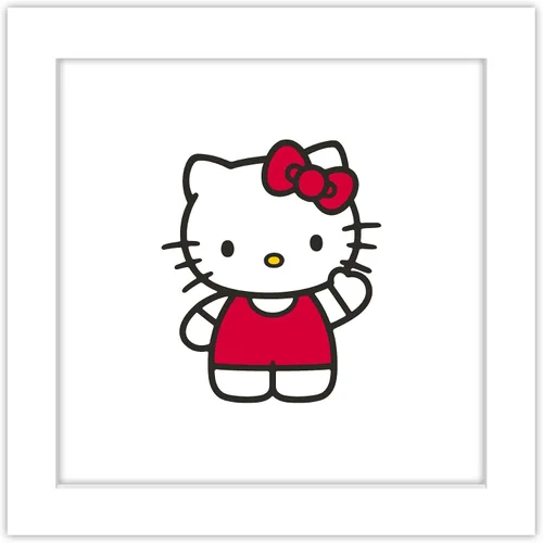 Vista 11 de Trends International Gallery Pops Hello Kitty - Póster de pared con diseño de Hello Kitty, 12 x 12 pulgadas, versión de marco negro