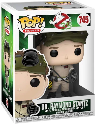 Vista 5 de Funko Películas: Ghostbusters - Dr. Raymond Stantz Pop! Figura de vinilo (incluye funda protectora compatible con Pop Box)