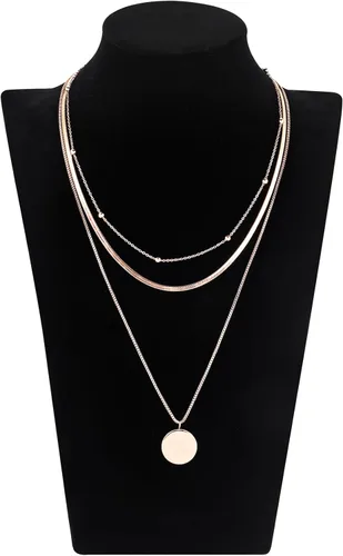 Vista 2 de Polmart Collar Busto, Terciopelo Negro