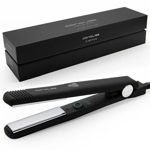 Vista 8 de Corioliss C Style Classic Pro - Plancha de pelo profesional para mujer, planchas de titanio (leopardo dorado suave al tacto)