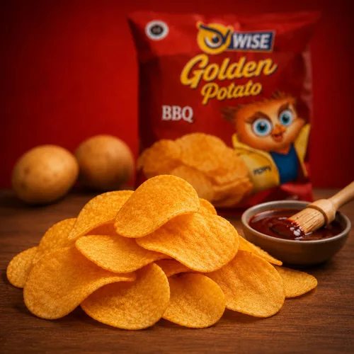 Vista 4 de Wise Snacks BBQ Patatas fritas, 0.75 onzas (paquete de 40) – Asador crujiente y sabroso, sin gluten, sin OMG, papas fritas perfectas para fiestas