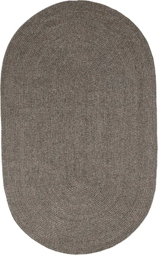 Vista 21 de BNM - Alfombra ovalada bohemia para interiores y exteriores con patrón trenzado sólido, perfecta para patio trasero, patio, oficina, sala de estar