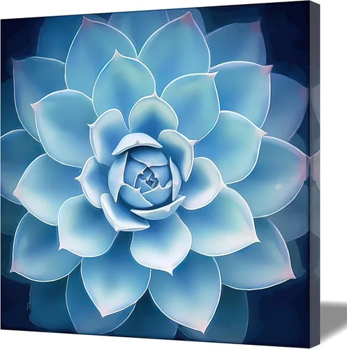 Vista 7 de QIXIANG Lienzo de flores de amapola rosa, arte para pared, imágenes florales abstractas, obras de arte modernas para dormitorio, habitación