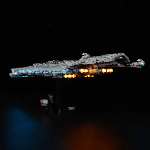 Vista 6 de Kyglaring Kit de iluminación LED (sin modelo) diseñado para Lego Executor Super Star Destroyer 75356 Kit de construcción modelo, sin juego de Lego