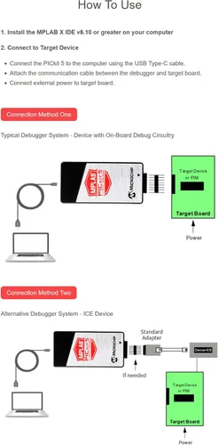 Vista 4 de PICkit4 original de Microchip: MPLAB PICkit 4 3 PIC programador en circuito depurador @XYGStudy