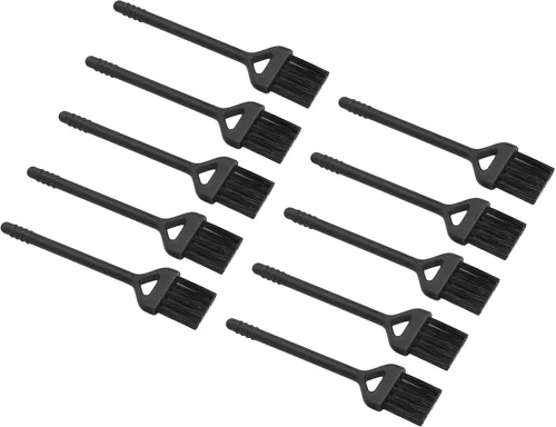 Vista 8 de 10 cepillos de limpieza de afeitadora eléctrica, mini cepillo de nailon de doble cara para afeitar, herramienta de limpieza para afeitar