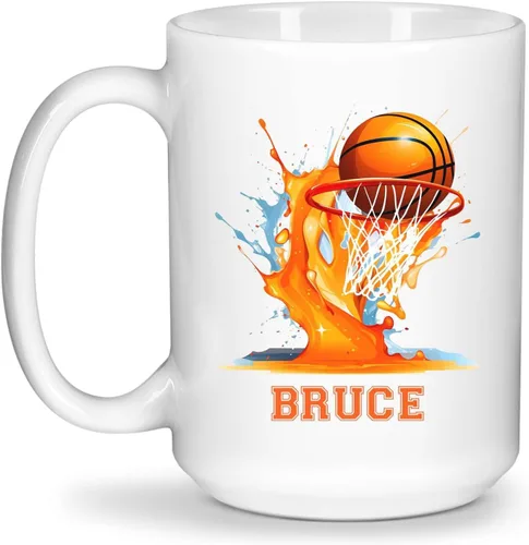 Vista 12 de Tazas personalizadas de gran fútbol americano, Personalizado elegir nombre taza de café de fútbol americano, Taza de té de fútbol personalizado