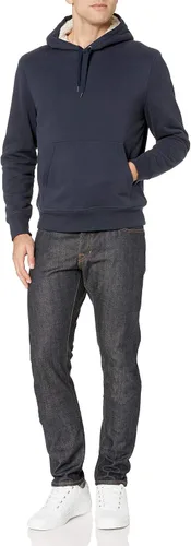 Vista 5 de Tienda Essentials - Sudadera con capucha y con forro de sherpa para hombre