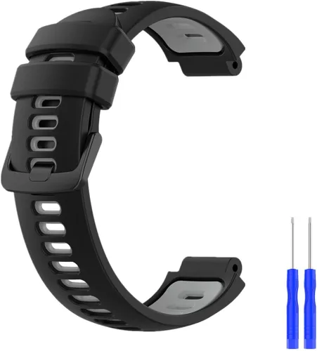 Vista 5 de Muovrto Correa de repuesto para Garmin Approach S20/S6/S5, correa de reloj para Forerunner 220/230/Forerunner235XT/735XT