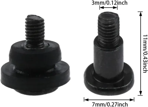 Vista 3 de Lovelysp - Kit de tornillos para unidad de disco duro, accesorios de montaje de arandela de goma que absorbe los golpes para HDD/SSD de 2.5