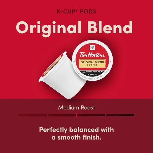 Vista 2 de Tim Hortons - Cápsulas K-Cup compatibles con cafetera Keurig Brewers, 80 cápsulas K-Cups