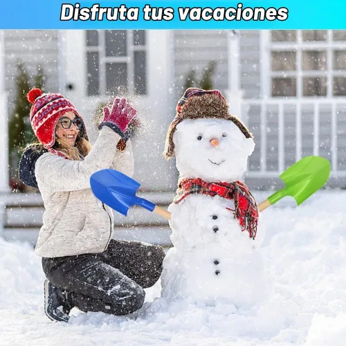 Vista 6 de Dilabnba Juguetes de arena de playa para niños y adultos, palas de arena para jardín y playa, palas de arena para excavar nieve, juego de juguetes