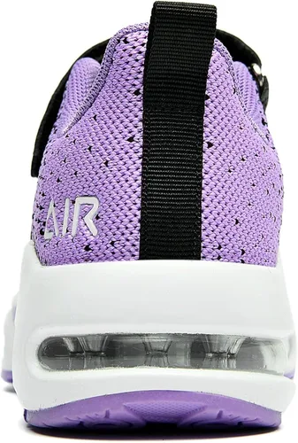 Vista 3 de RomenSi Air Athletic - Tenis deportivos para correr para niños y niñas, ligeros, transpirables, tenis deportivos para niños
