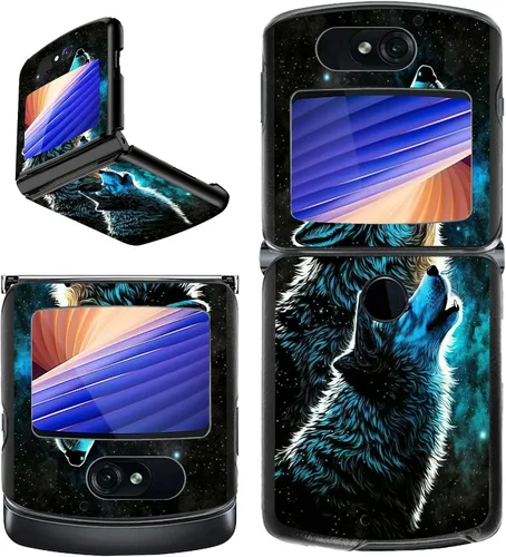 Vista 26 de Rossy Funda para Motorola RAZR 5G, para Moto RAZR 5G, funda delgada y ligera de policarbonato duro a prueba de golpes para Motorola Moto RAZR 5G