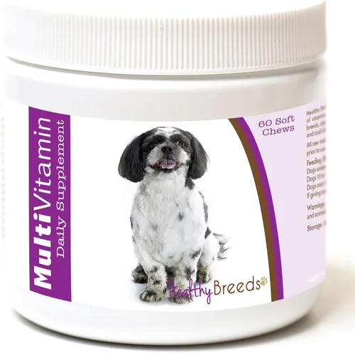 Vista 13 de Healthy Breeds Affenpinscher - Masticables blandos multivitamínicos, 60