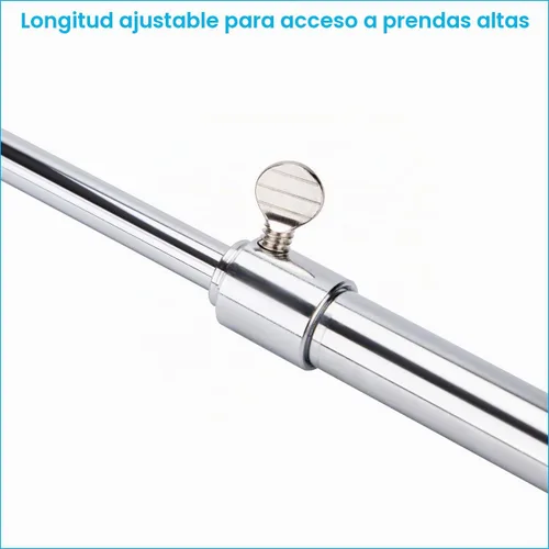 Vista 3 de SSWBasics - Gancho cromado para ropa, ajustable