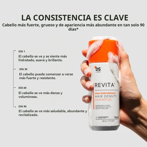 Vista 7 de ds labs Revita Shampoo & Tablets Bundle (2 Pack) - Revita Revitalizing Shampoo (205 mL) & Revita Hair Support Tablets (60 Count) - For Fuller
