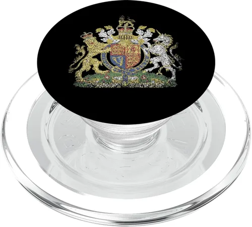 Vista 7 de Emblema Nacional Sello Escudo de Armas del Reino Unido PopSockets intercambiables PopGrip