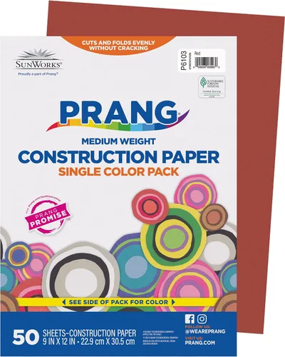 Vista 12 de Prang (Formerly SunWorks) Papel de construcción, gris, 9 x 12 pulgadas, 50 hojas