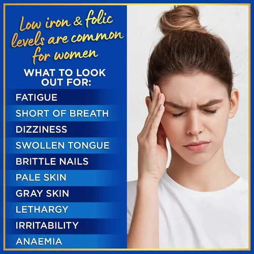 Vista 8 de WINDSOR BOTANICALS Suplemento de hierro y paquete de alivio de PMS para mujeres