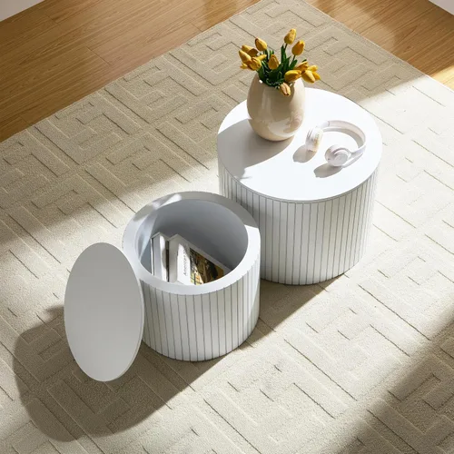Vista 35 de Mesa auxiliar cuadrada de 15.74 pulgadas para sala de estar, mesa de centro minimalista, mesa de centro moderna, mesa de té, mesa auxiliar, mesa