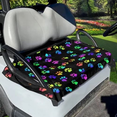 Vista 37 de Fundas universales para asiento de carrito de golf, suaves y cómodas, protección para todo tipo de clima, funda para carrito de golf para 2