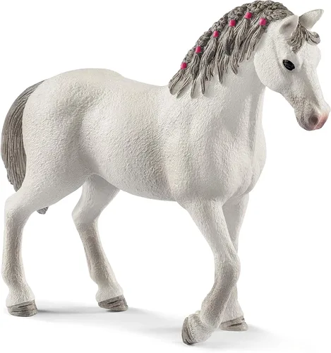 Vista 6 de Schleich Farm World - Juego de 9 piezas de visita veterinaria con figuras de cerdito, yegua y potro, juego detallado y duradero, juego divertido