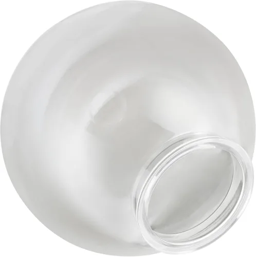 Vista 5 de Aspen Creative 28002-60-41, 8 pulgadas de acrílico transparente lámpara poste globo con 3-7/8" cuello