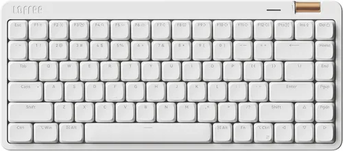 Vista 11 de Flow Lite - Teclado mecánico de perfil bajo de 84 teclas, teclado inalámbrico recargable 75% intercambiable con receptor 2.4G, Bluetooth y conexión