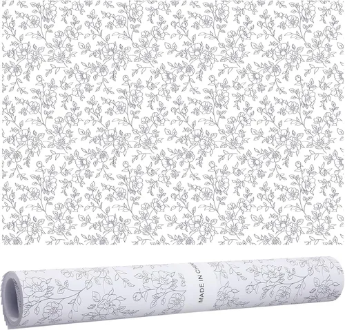 Vista 33 de Gersoniel 10 hojas de forros de cajones para aparadores, revestimientos de cajones perfumados, papel perfumado no adhesivo para estantes fragantes