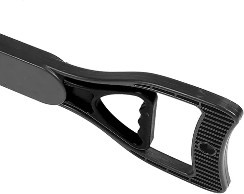Vista 7 de Cuchara para perros con mango largo de 23.6 in con mango largo para recoger estiércol de mascotas con mango largo (negro)