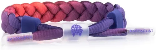 Vista 21 de Rastaclat Braided Bracelets for Men and Women - Originals Collection Adjustable Stackable and Braided by Hand Advocate Rosa/Blanco/Azul marino