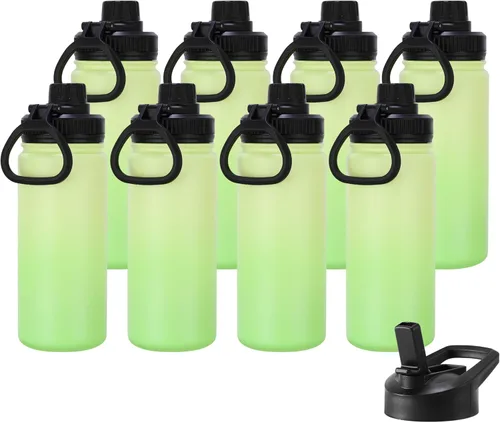 Vista 37 de DOMICARE Botella de agua para niños de 16 onzas para la escuela, de acero inoxidable, con aislamiento al vacío de doble pared, botella de agua