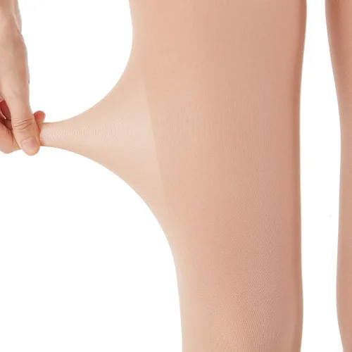 Vista 4 de MANZI 1-3 pares de mallas de ballet de transición convertibles para mujer y niña, 40D