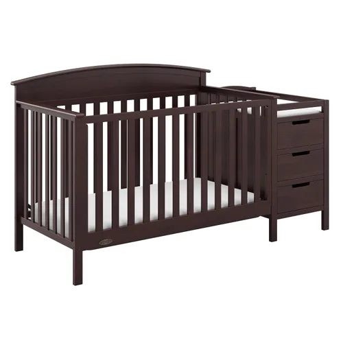 Vista 26 de Graco Benton - Cuna convertible 5 en 1 con cajón, certificado GREENGUARD Gold, se convierte de cuna de bebé a cama infantil, sofá cama y cama