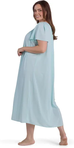 Vista 5 de Miss Elaine camisón de punto con mangas largas estilo mariposa para mujer
