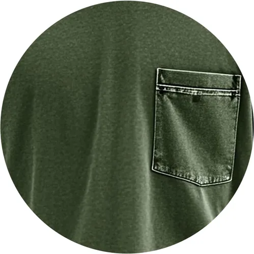 Vista 3 de Men's Summer Vintage Tops Casual Stylish Short Sleeve Crewneck T Shirts Lightweight Basic Tee Shirts with Pocket