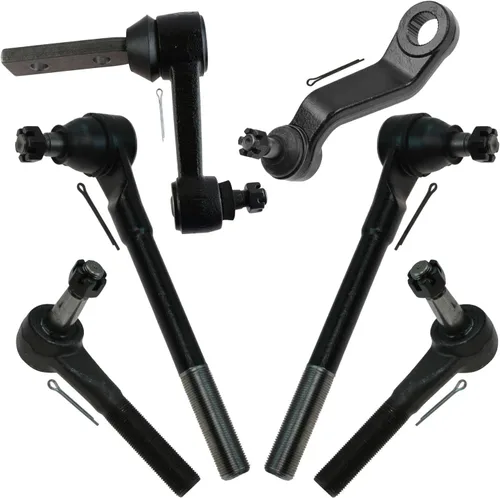 Vista 187 de TRQ Kit de dirección delantera con barra de acoplamiento de fuelle de piñón y cremallera compatible con Toyota Echo 2000-2005