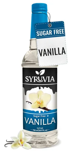 Vista 9 de Syruvia - Jarabe de café sin azúcar, jarabe sabor a malvavisco para bebidas, lattes y postres, 25.4 onzas líquidas