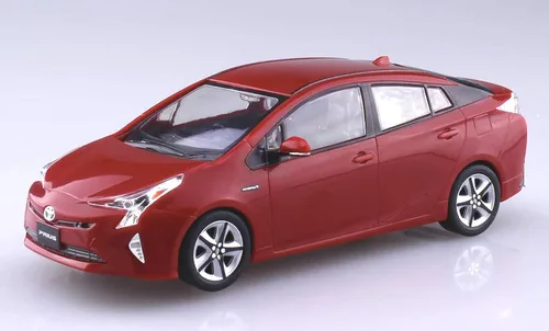 Vista 3 de Aoshima 54178 Toyota Prius (Emotional Red) escala 1/32 prepintado