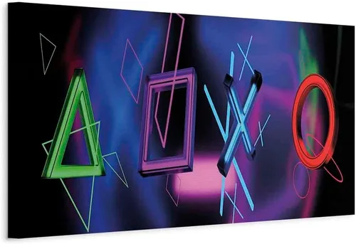 Vista 16 de artgeist Lienzo impreso para pared, para jugadores, 35 x 12 pulgadas, 1 unidad, decoración del hogar, enmarcado, pintura de fotos, ilustraciones, #01