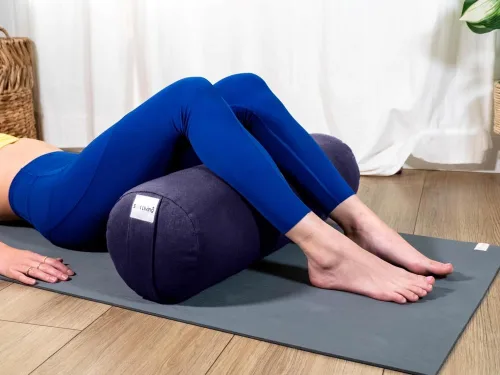 Vista 33 de Sol Living Almohada de yoga rectangular para meditación, accesorios de meditación de algodón, almohada de meditación restaurativa de yoga, almohada