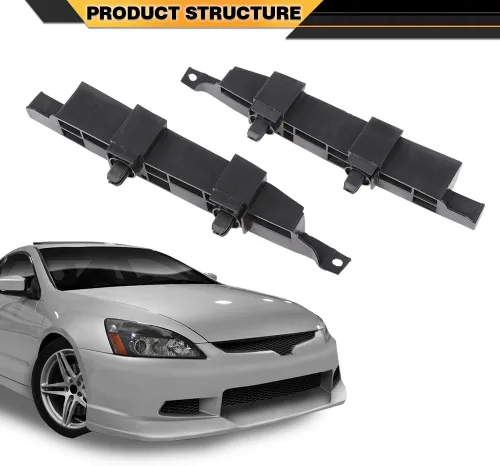 Vista 2 de CNNELL Juego de 2 soportes de parachoques delantero izquierdo y derecho compatibles con Honda Accord 2003-2007