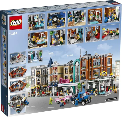 Vista 5 de LEGO Creator Expert Corner Garage 10264 Kit de construcción, (2569 piezas)