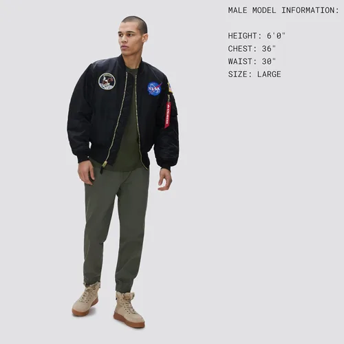 Vista 7 de Alpha Industries, chaqueta Bomber de Apollo MA-1, de hombre